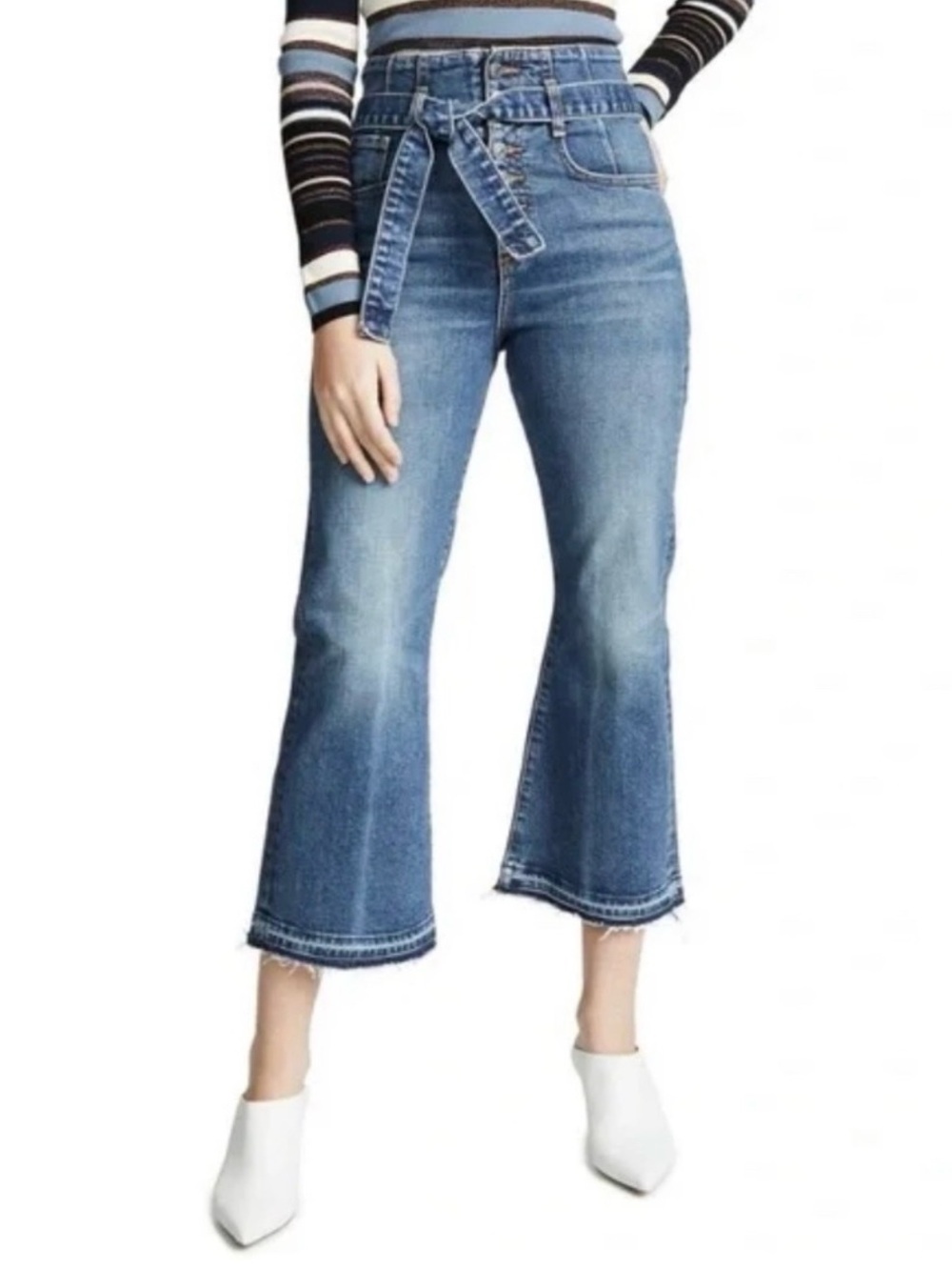 Veronica Beard Marlene Corset Jeans 32